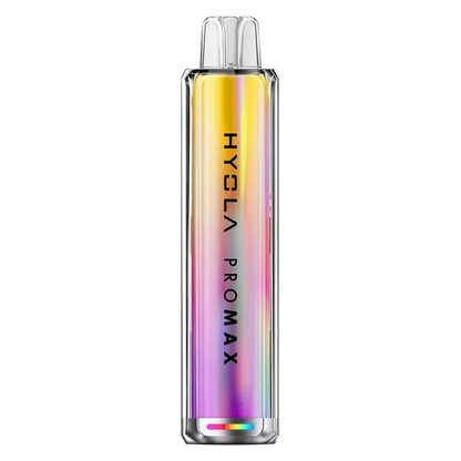 Hyola Pro Max 8000 Prefilled Pod Kit in Guava Passion Pineapple – rechargeable disposable-style pod kit with 650mAh battery, prefilled 2ml pods, and up to 8000 puffs in sweet Banana Ice flavour.