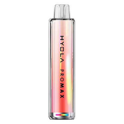 Hyola Pro Max 8000 Prefilled Pod Kit in Juicy Peach – rechargeable disposable-style pod kit with 650mAh battery, prefilled 2ml pods, and up to 8000 puffs in sweet Banana Ice flavour.