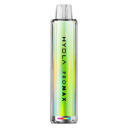 Hyola Pro Max 8000 Prefilled Pod Kit in Lemon Lime – rechargeable disposable-style pod kit with 650mAh battery, prefilled 2ml pods, and up to 8000 puffs in sweet Banana Ice flavour.