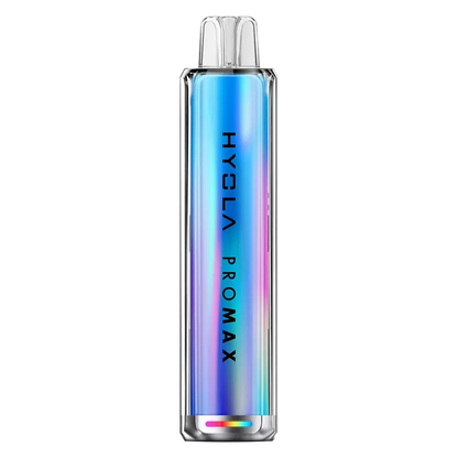Hyola Pro Max 8000 Prefilled Pod Kit in Mad Blue – rechargeable disposable-style pod kit with 650mAh battery, prefilled 2ml pods, and up to 8000 puffs in sweet Banana Ice flavour.