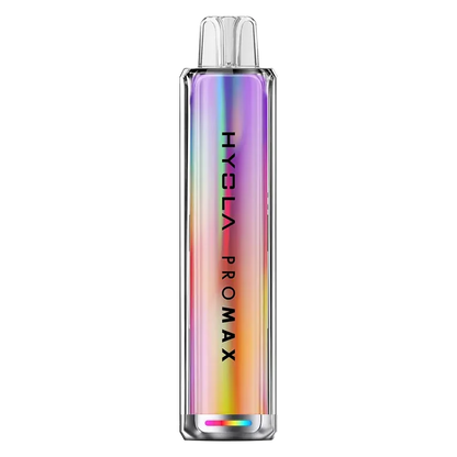 Hyola Pro Max 8000 Prefilled Pod Kit in Sugar Rush – rechargeable disposable-style pod kit with 650mAh battery, prefilled 2ml pods, and up to 8000 puffs in sweet Banana Ice flavour.
