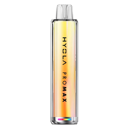 Hyola Pro Max 8000 Prefilled Pod Kit in Triple Mango – rechargeable disposable-style pod kit with 650mAh battery, prefilled 2ml pods, and up to 8000 puffs in sweet Banana Ice flavour.