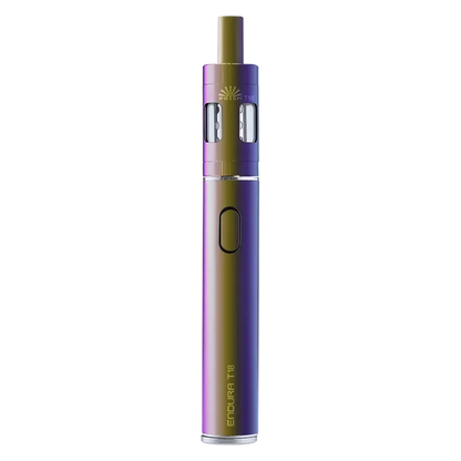 Innokin Endura T18E Vape Pen Starter Kit in Rainbow – a reliable and beginner-friendly device with a sleek design, optimized for mouth-to-lung vaping with consistent flavor, long battery life, and easy top-fill system.