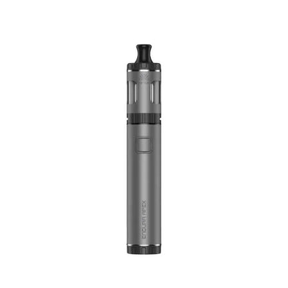 Innokin Endura Apex Vape Kit in Grey – pen-style vape kit with 1800mAh battery, 2ml Prism Apex tank, and compatibility with Prism-S coils for smooth MTL vaping.
