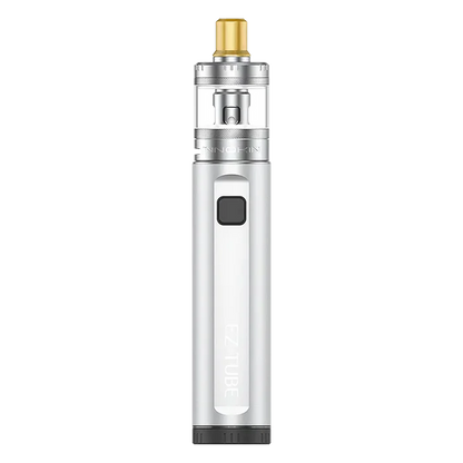 Innokin EZ Tube Zenith Minimal Vape Kit in Silver Glow – adjustable tube-style vape kit with Zenith tank for reliable performance.