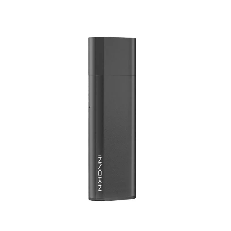 Innokin Klypse Pod Vape Kit in Charcoal – compact pod system with 1400mAh built-in battery, 2ml refillable pod, and adjustable airflow for MTL and RDL vaping.