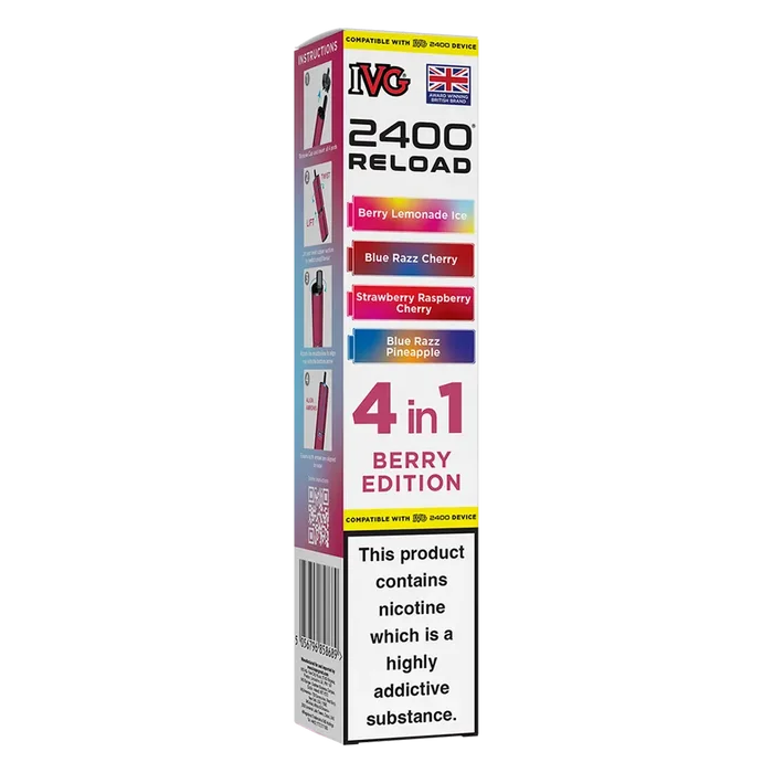 IVG 2400 4in1 Multi Flavour Edition Prefilled Pods