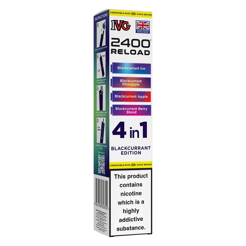 IVG 2400 4in1 Multi Flavour Edition Prefilled Pods