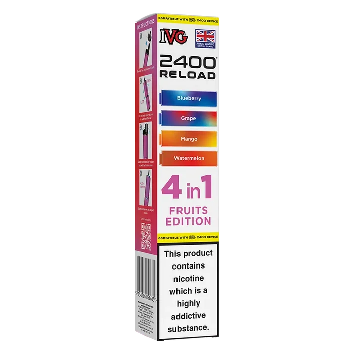 IVG 2400 4in1 Multi Flavour Edition Prefilled Pods
