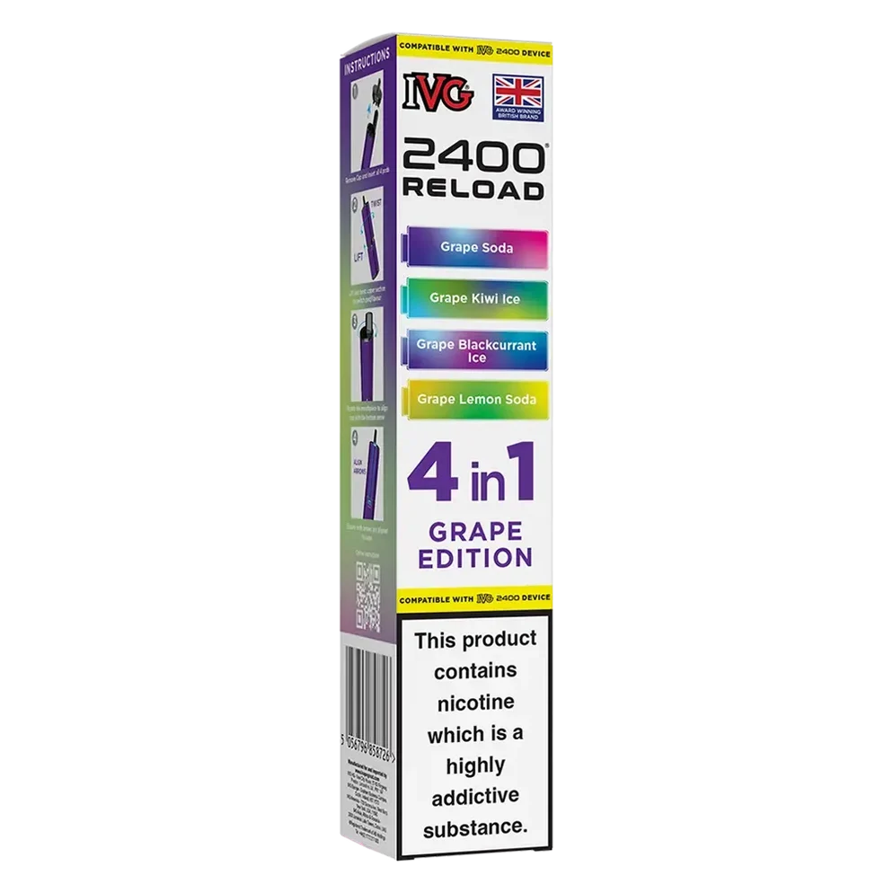 IVG 2400 4in1 Multi Flavour Edition Prefilled Pods
