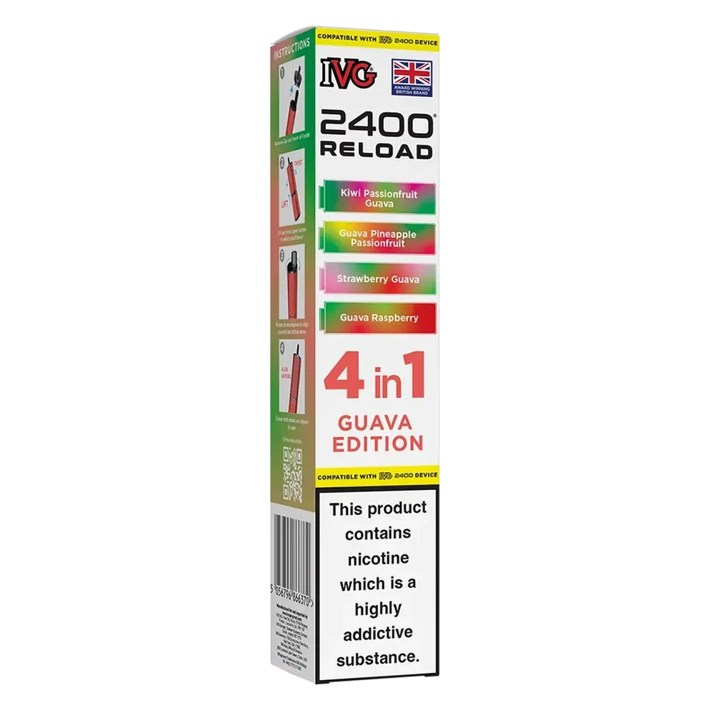 IVG 2400 4in1 Multi Flavour Edition Prefilled Pods