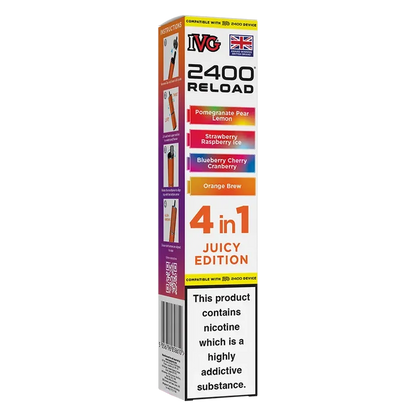 IVG 2400 4in1 Multi Flavour Edition Prefilled Pods