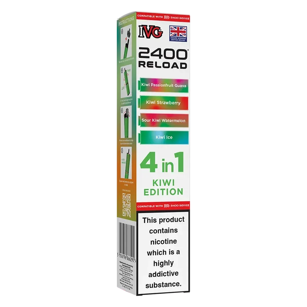 IVG 2400 4in1 Multi Flavour Edition Prefilled Pods