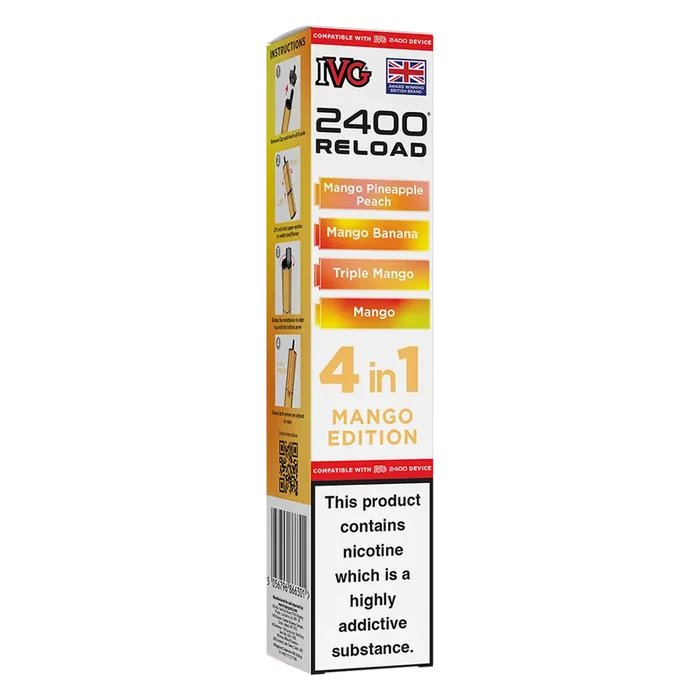 IVG 2400 4in1 Multi Flavour Edition Prefilled Pods