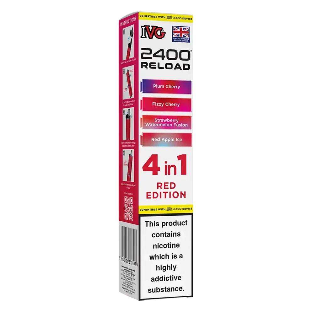 IVG 2400 4in1 Multi Flavour Edition Prefilled Pods