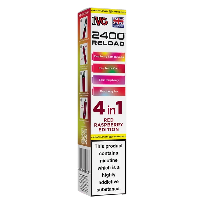 IVG 2400 4in1 Multi Flavour Edition Prefilled Pods