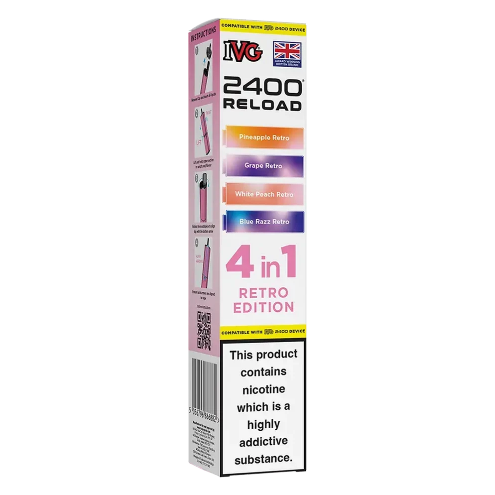 IVG 2400 4in1 Multi Flavour Edition Prefilled Pods