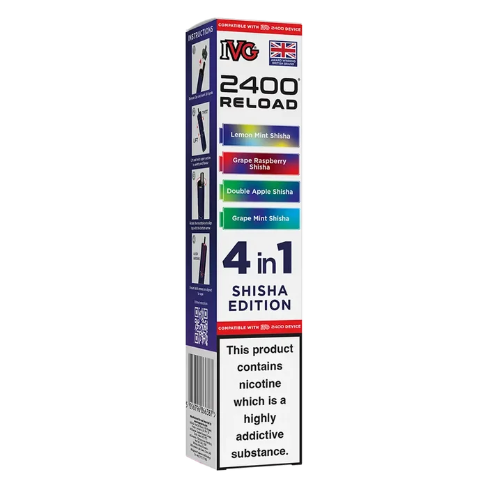 IVG 2400 4in1 Multi Flavour Edition Prefilled Pods