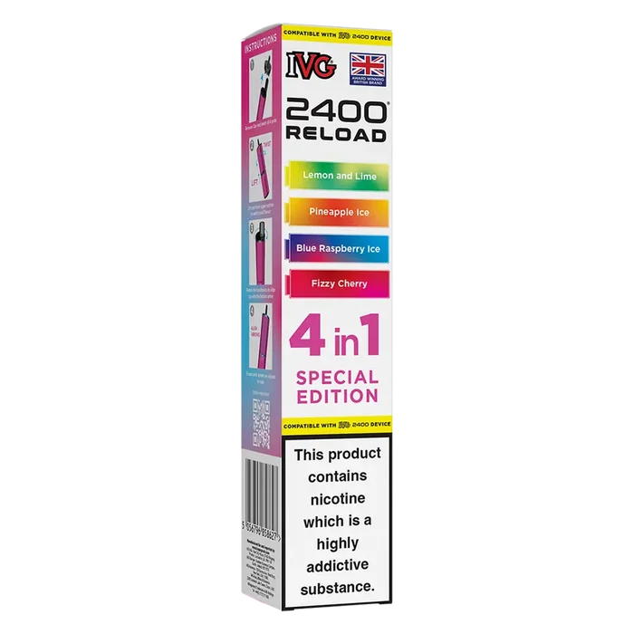 IVG 2400 4in1 Multi Flavour Edition Prefilled Pods