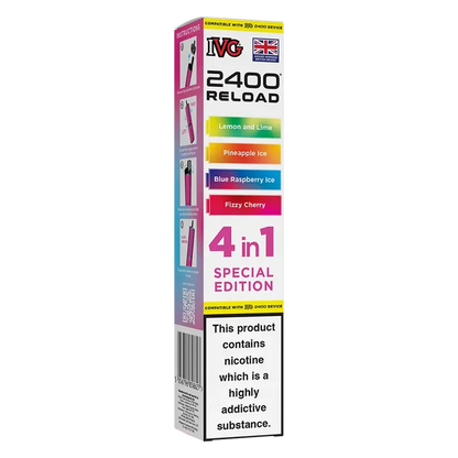 IVG 2400 4in1 Multi Flavour Edition Prefilled Pods