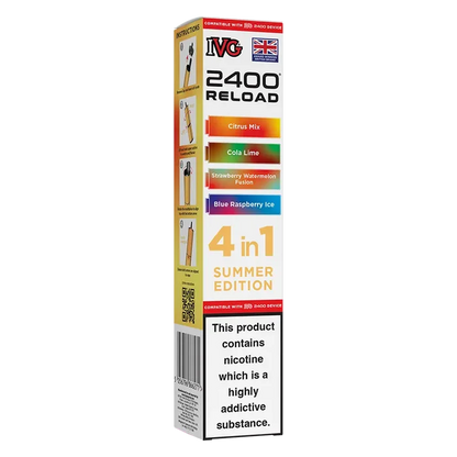 IVG 2400 4in1 Multi Flavour Edition Prefilled Pods