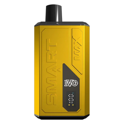 IVG Smart Max 10K Prefilled Pod Kit in Banana Ice – rechargeable pod system with 850mAh battery, up to 10,000 puffs, and prefilled pods in sweet Banana Ice flavour.