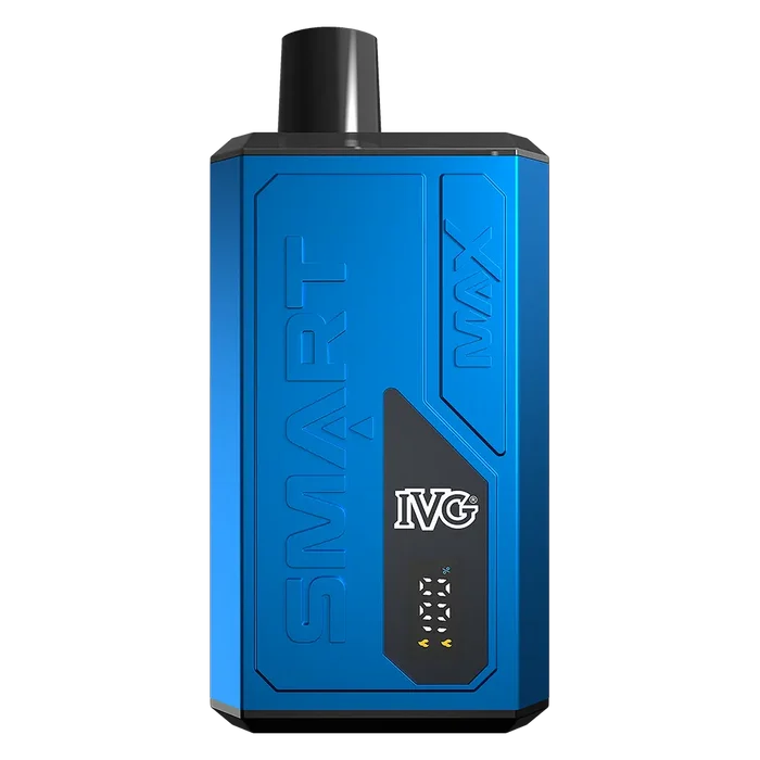 IVG Smart Max 10K Prefilled Pod Kit in Blueberry Raspberry – rechargeable pod system with 850mAh battery, up to 10,000 puffs, and prefilled pods in sweet Banana Ice flavour.