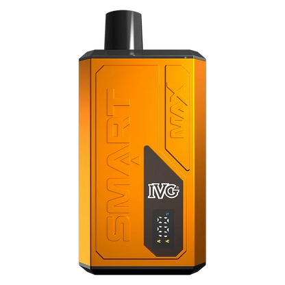 IVG Smart Max 10K Prefilled Pod Kit in Triple Mango – rechargeable pod system with 850mAh battery, up to 10,000 puffs, and prefilled pods in sweet Banana Ice flavour.