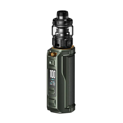 VooPoo Argus XT 100W Starter Kit Device in Lime – durable and high-powered vape mod with a IP68 rating, advanced GENE.TT 2.0 chip, and customizable wattage for sub-ohm vaping.