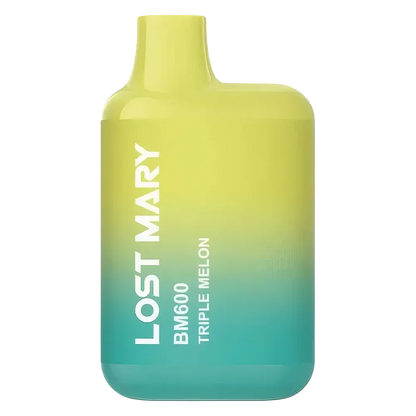 Lost Mary BM600 Prefilled Pod Kit in Triple Melon flavor, a compact and stylish, prefilled and ready to use with smooth nicotine salt e-liquid for a satisfying vaping experience.