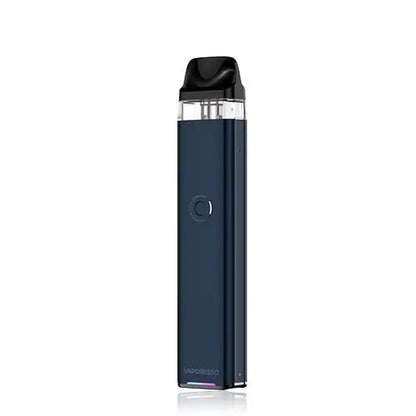 Vaporesso XROS 3 Pod Kit in Navy Blue – sleek and modern pod vape with a 1000mAh battery, COREX heating tech, and precise airflow control for smooth and flavorful MTL to RDL vaping.