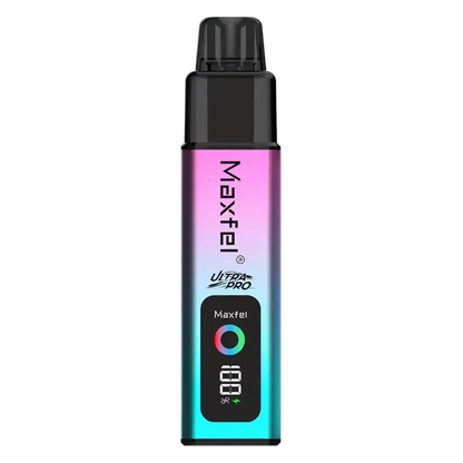 Maxfel Ultra Pro 35K Prefilled Pod Kit in Peach Ice/ Apple Peach – powerful dual-flavor vape device with up to 35,000 puffs.
