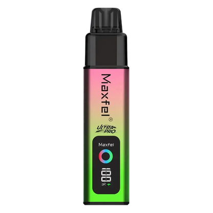 Maxfel Ultra Pro 35K Prefilled Pod Kit in Pink Lemon/ Lemon Lime – powerful dual-flavor vape device with up to 35,000 puffs.