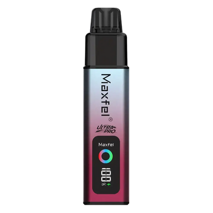 Maxfel Ultra Pro 35K Prefilled Pod Kit in Red Apple Ice/ Cola Lime – powerful dual-flavor vape device with up to 35,000 puffs.