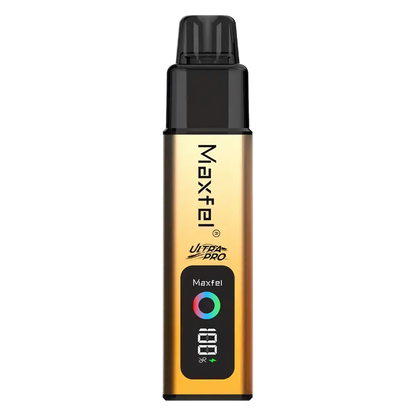 Maxfel Ultra Pro 35K Prefilled Pod Kit in Triple Mango/ Banana Ice – powerful dual-flavor vape device with up to 35,000 puffs.