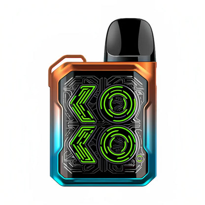 Uwell Caliburn GK2 Pod Kit in Ocean Flame – stylish pod vape kit with 690mAh built-in battery, 2ml refillable pods, and adjustable airflow for MTL and RDL vaping.
