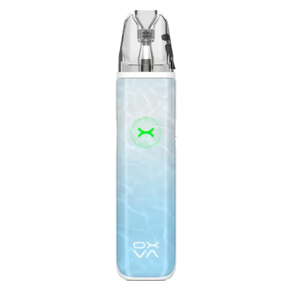 OXVA Xlim Go 2 Pod Kit in Blue Ripple  – compact pod system with 1000mAh built-in battery, 2ml refillable pods, and adjustable airflow for MTL and RDL vaping.