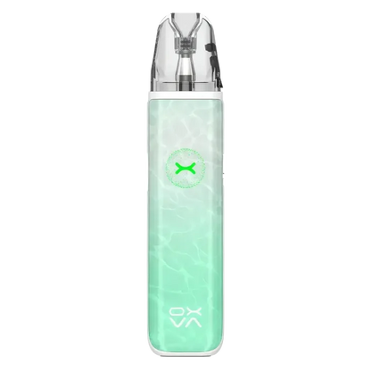 OXVA Xlim Go 2 Pod Kit in Green Ripple – compact pod system with 1000mAh built-in battery, 2ml refillable pods, and adjustable airflow for MTL and RDL vaping.