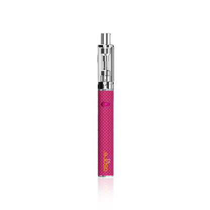 Aspire K2 18W Pink starter vape pen kit with 800mAh rechargeable battery, clearomizer tank, and USB charging