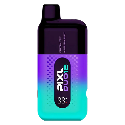 Pixl Duo 12 Vape Kit in Fantasy Edition – rechargeable pod kit with 850mAh built-in battery and 2ml prefilled pods for convenient MTL vaping.