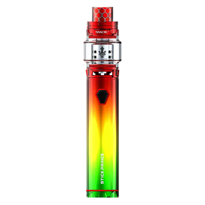 SMOK Stick P25 Kit in Rasta Red – bold vape pen with an integrated battery, TFV12 Prince tank.