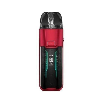 Vaporesso Luxe XR Max Pod Kit in Red – high-performance pod system with a 2800mAh built-in battery, COREX heating tech, and adjustable wattage for powerful DTL and MTL vaping.