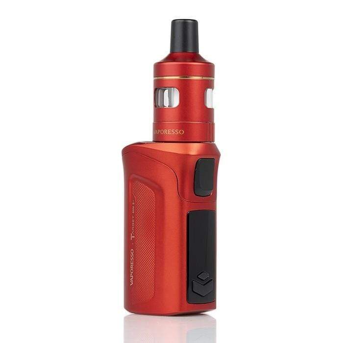Vaporesso Target Mini 2 vape kit with 2000mAh battery in Red, 50W mod, and 2ml VM tank, designed for compact yet powerful vaping.