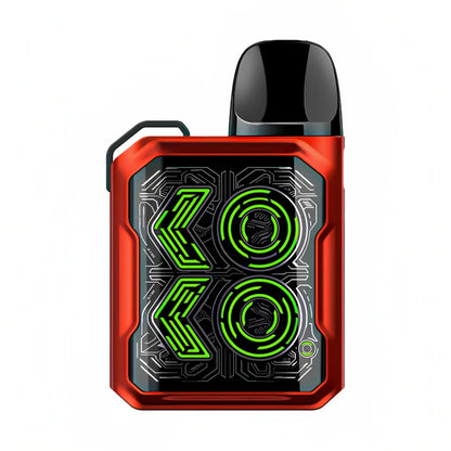 Uwell Caliburn GK2 Pod Kit in Ribbon Red – stylish pod vape kit with 690mAh built-in battery, 2ml refillable pods, and adjustable airflow for MTL and RDL vaping.