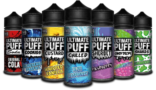 Ultimate Puff E-Liquid Vape Juice 0mg 100ml