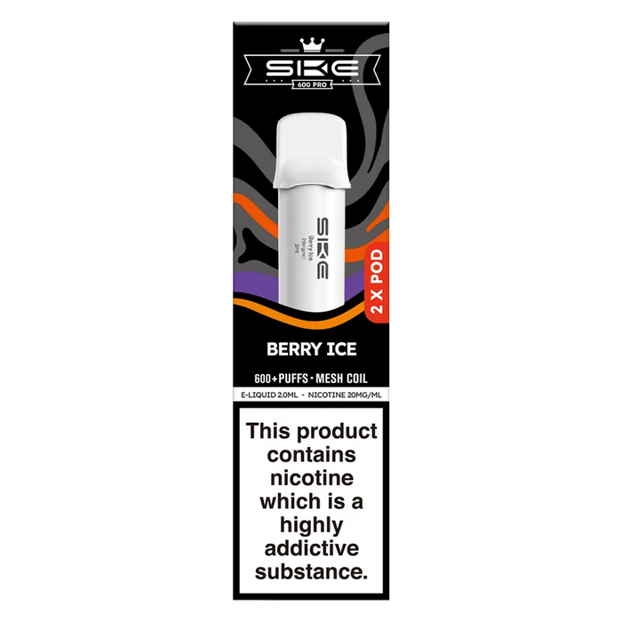 SKE Crystal 600 Pro & Plus Prefilled Pods Replacement