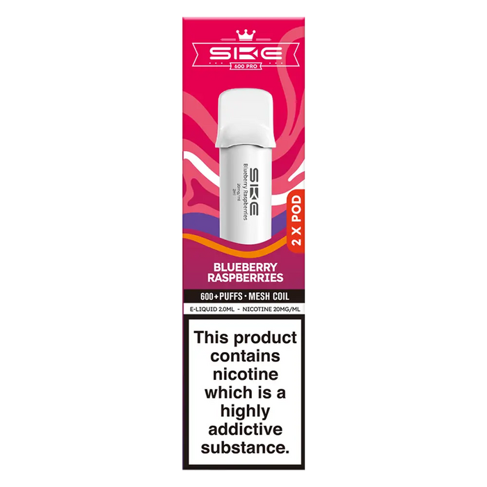 SKE Crystal 600 Pro & Plus Prefilled Pods Replacement