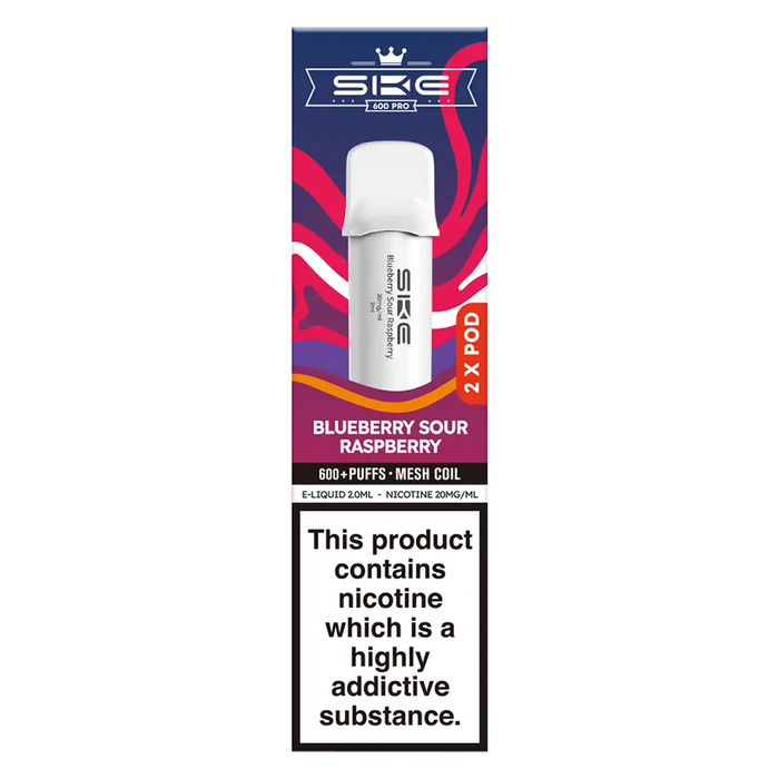 SKE Crystal 600 Pro & Plus Prefilled Pods Replacement