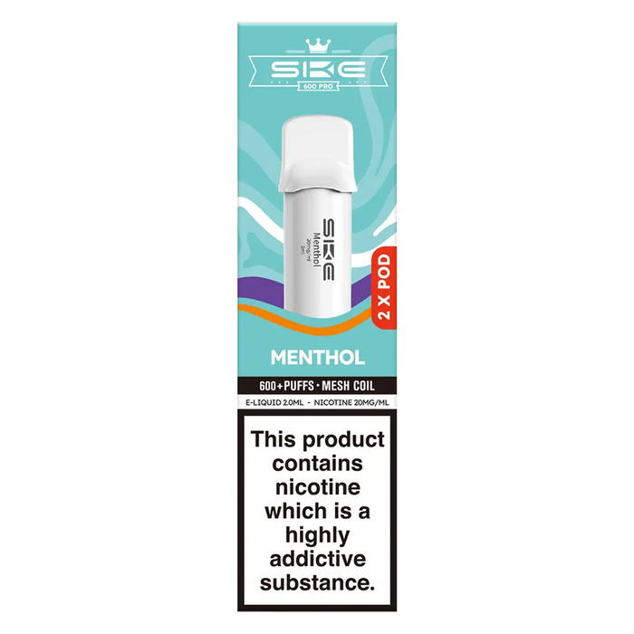 SKE Crystal 600 Pro & Plus Prefilled Pods Replacement