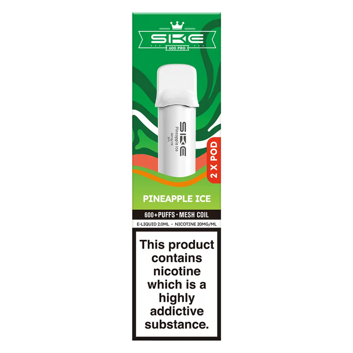 SKE Crystal 600 Pro & Plus Prefilled Pods Replacement